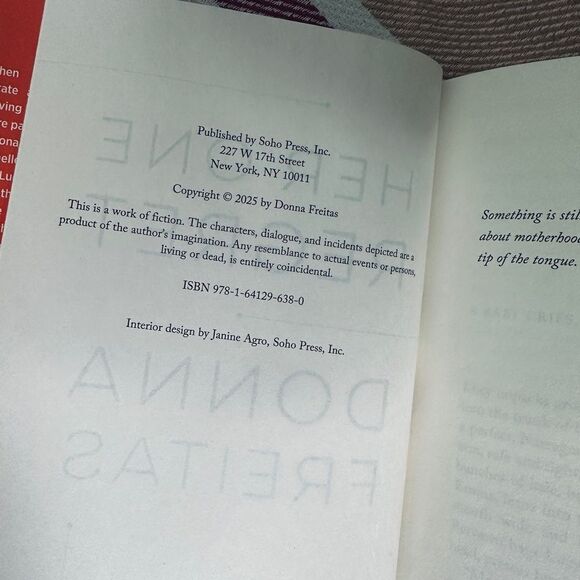 Book of the Month ‘Her One Regret’ Thriller Hardcover Novel - Picture 5 of 5